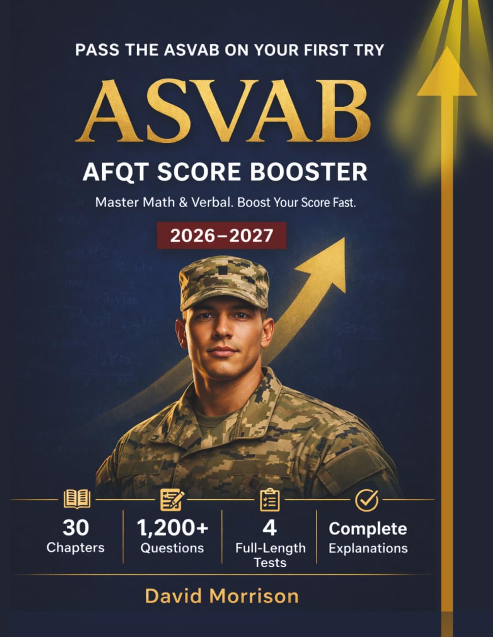 ASVAB AFQT Score Booster 2026–2027: Master Math & Verbal. Boost Your Score Fast.
