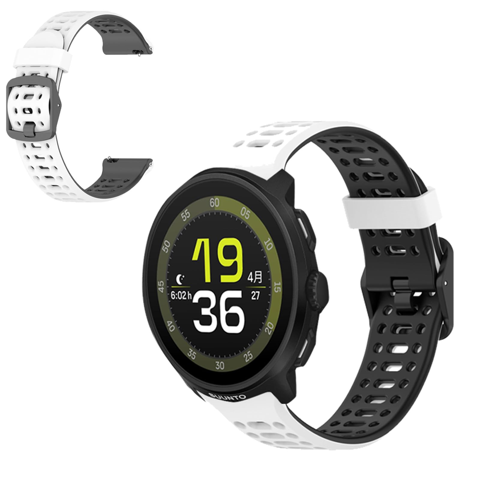 Amazon.co.jp: スント SUUNTO RUN 用 バンド 時計バンド 防水時計替え 