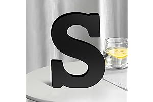Black Wooden Letters 8 Inch for Wall Decor: Crafting Your Story in Style