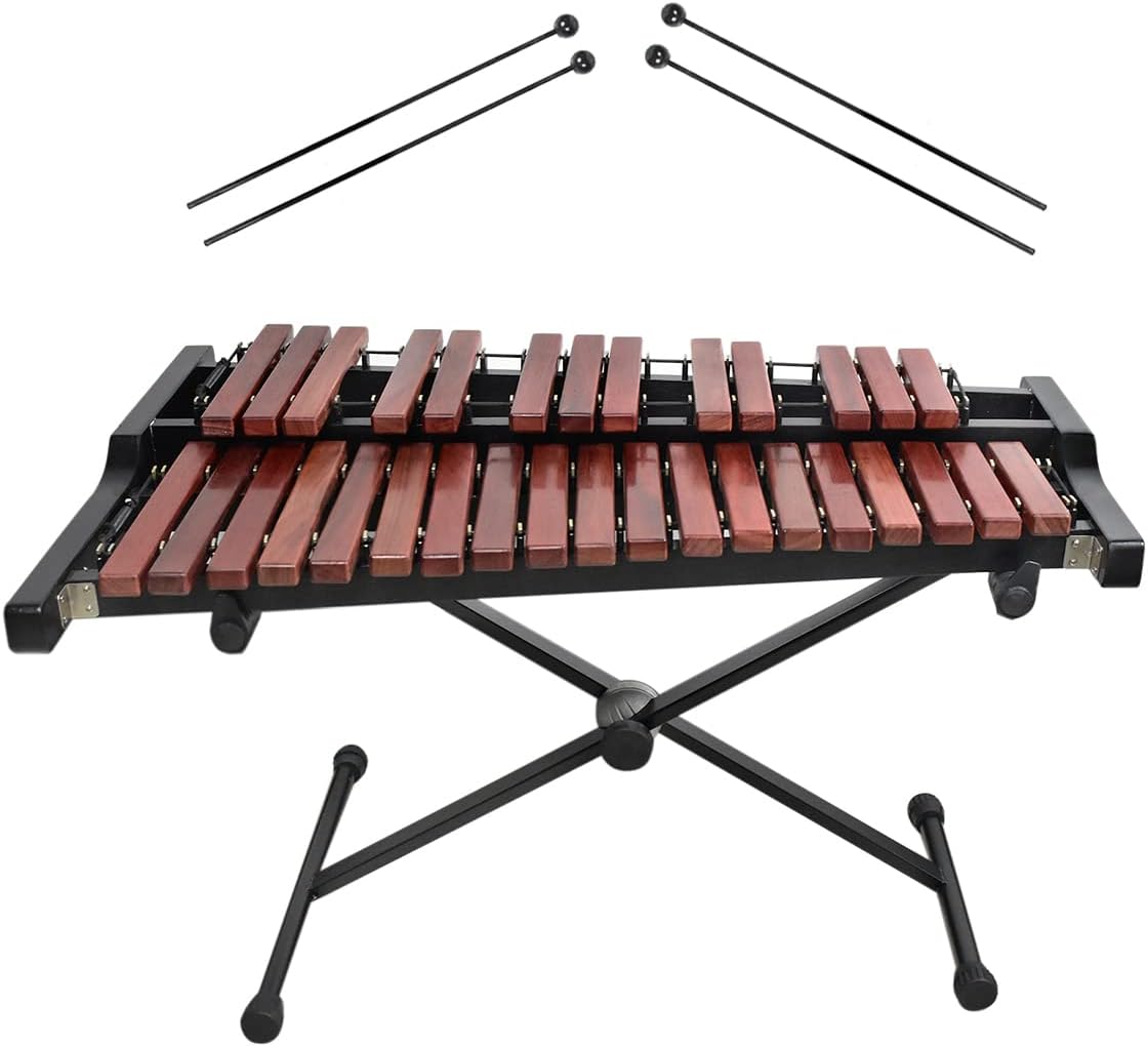 Buy Voodans 32 Note Xylophone Professional Wooden Glockenspiel