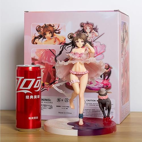 Miniatura 5 de Arknights Figura 17 Personajes de juego de PVC Adornos de escritorio Regalos para fanáticos (Traje de baño Eyjafjalla)