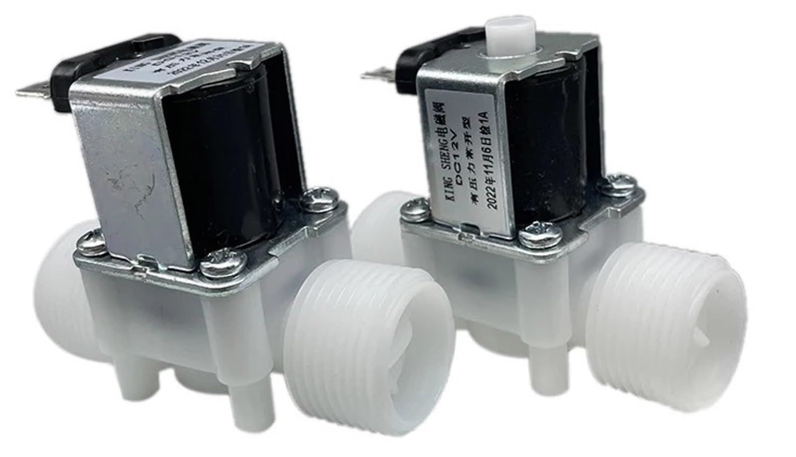 Plastikowy zawór elektromagnetyczny 3/4"12V 24V 220V Pneumatyczny regulator ciśnienia do magnetycznego sterowania wodą normalnie zamknięty otwarty N/C(220V_normalnie otwarty)