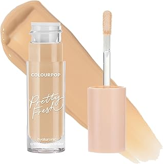 ColourPop Pretty Fresh Creamy Concealer - Full Coverage Concealer with a Natural Finish - Formulated with Hyaluronic Acid & Coconut Water for Instant Hydration - Medium - 90W (0.3 oz)