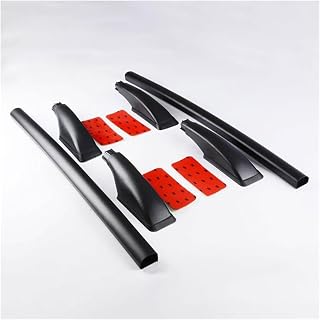 APNWVFO Barras Portaequipajes Portaequipajes De Aleación Aluminio Perforado En Ambos Lados para Coche Portaequipajes Decorativo Solo para Decoración Coche Baca Coche Techo(E)