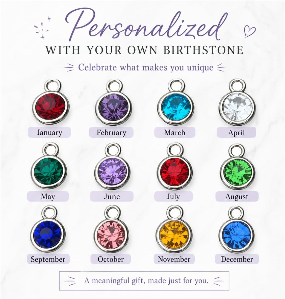 Personalized Dance Bangle Bracelet with Birthstone Charm- Dance Jewelry, Ballet Shoe Charm, Gift For Dance Recitals & Dancers
