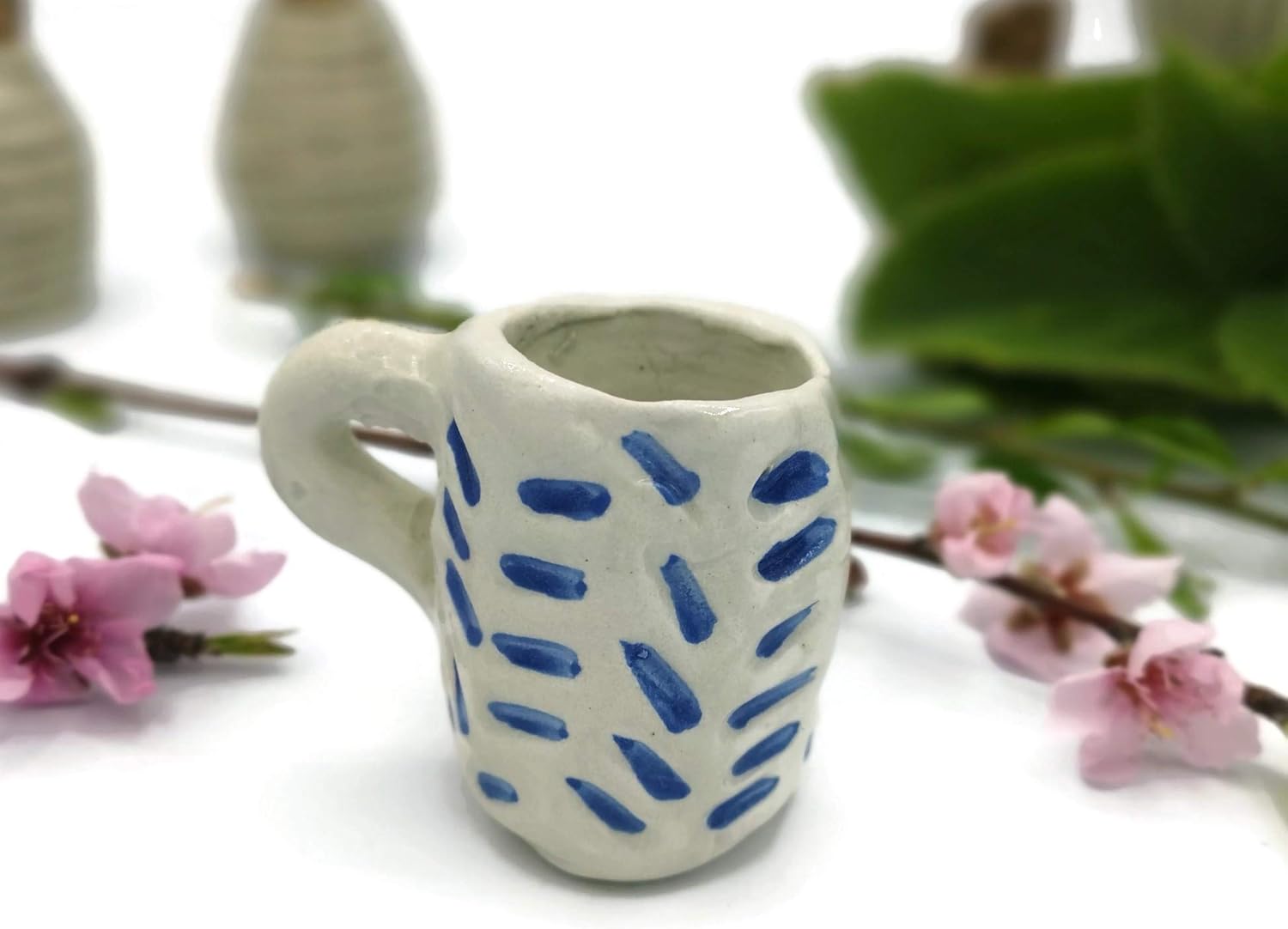 Ceramic Shot Glass, Handmade Ceramic Barware, Espresso Cup