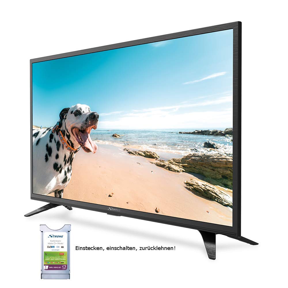 STRONG Kartenloses CI+ Modul, Irdeto CI Modul ORF DIGITAL DIREKT und simpliTV SAT (CAM HDTV, Free-to-Air, DVB-S2) nur für Österreich geeignet, Irdeto Cardless CI+ CAM, Silber