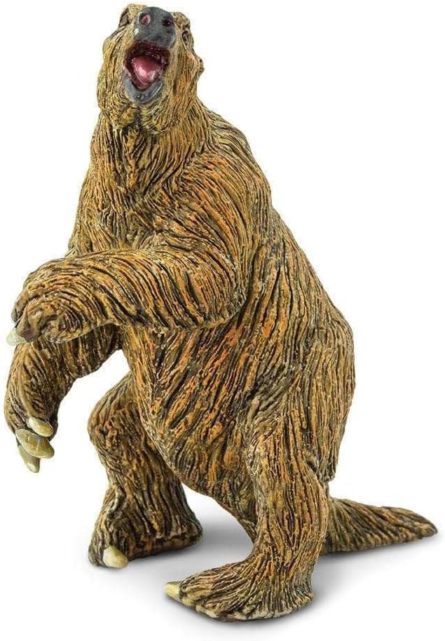 Safari Ltd. Megatherium (Giant Sloth) Figurine - Detailed 4.5" Plastic Model Figure - Fun Educational Play Toy for Boys, Girls & Kids Ages 3+