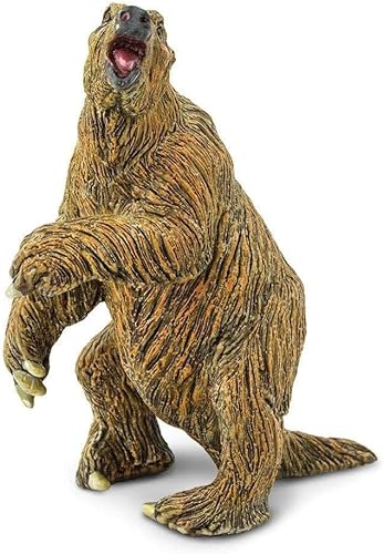 Miniatura 3 de Safari Ltd. Figura de Megatherium (perezoso gigante), figura detallada de plástico de 4.5 pulgadas, divertido juguete educativo para niños, niñas y