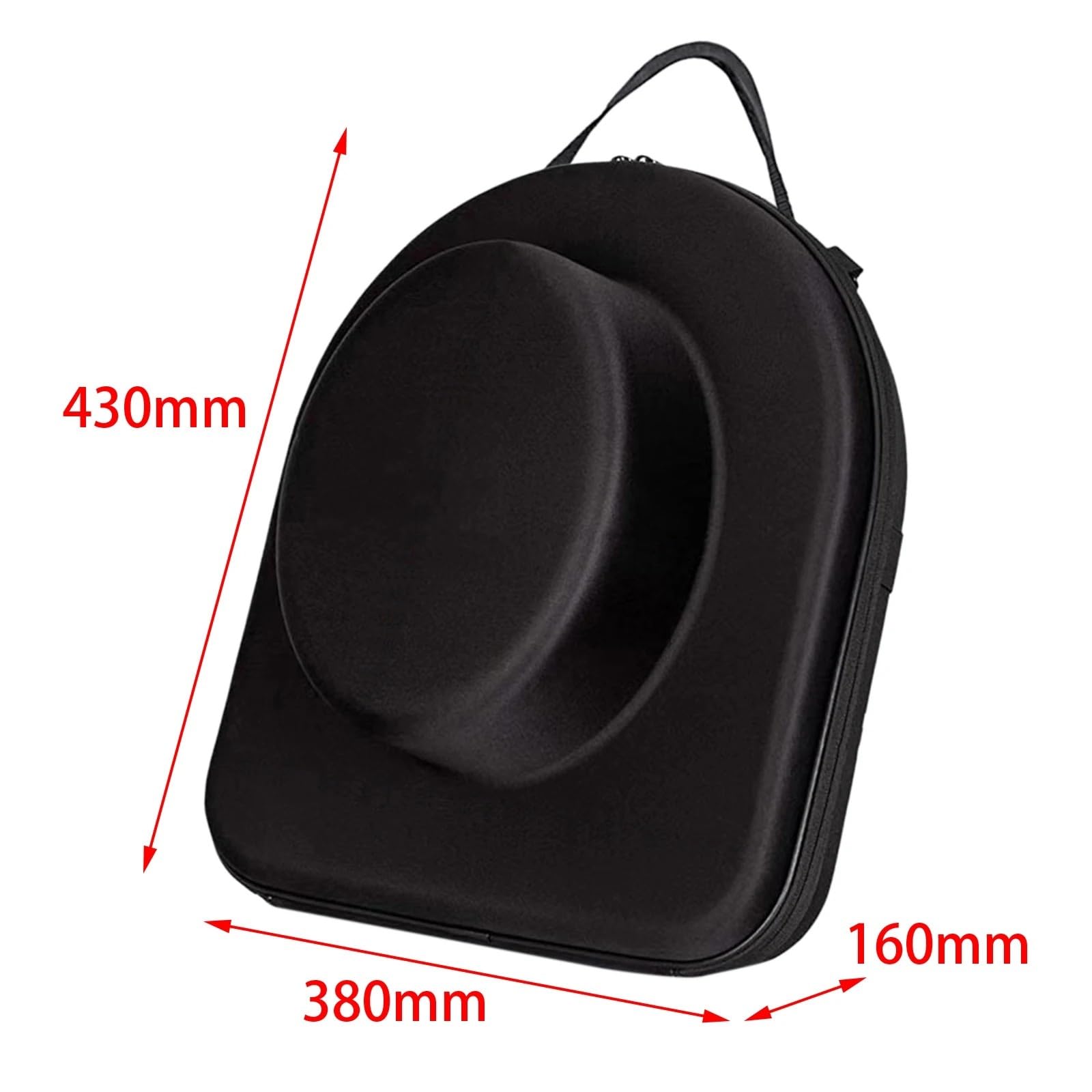 Porta cappello Borse da viaggio Borsa trasporto Custodia for Cappello cowboy Scatola di immagazzinaggio Per l'Armadio