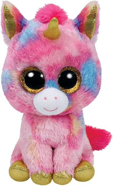 TY Beanie Boo Plush - Fantasia the Unicorn 15cm, Pink