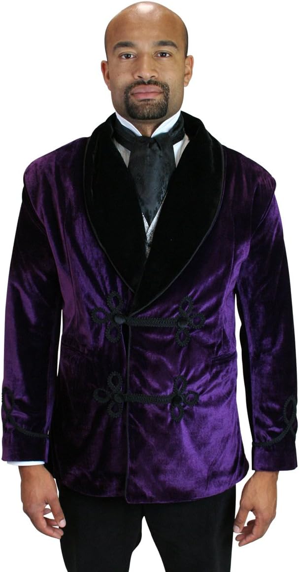 Clothing Vintage Velvet Smoking Jacket Blue Velvet Jacket Luxury