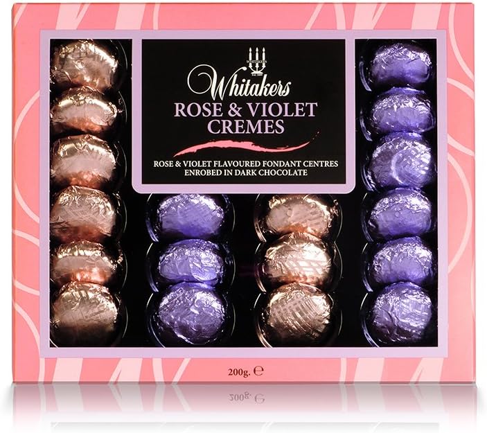 Whitakers Rose and Violet Cremes 200g