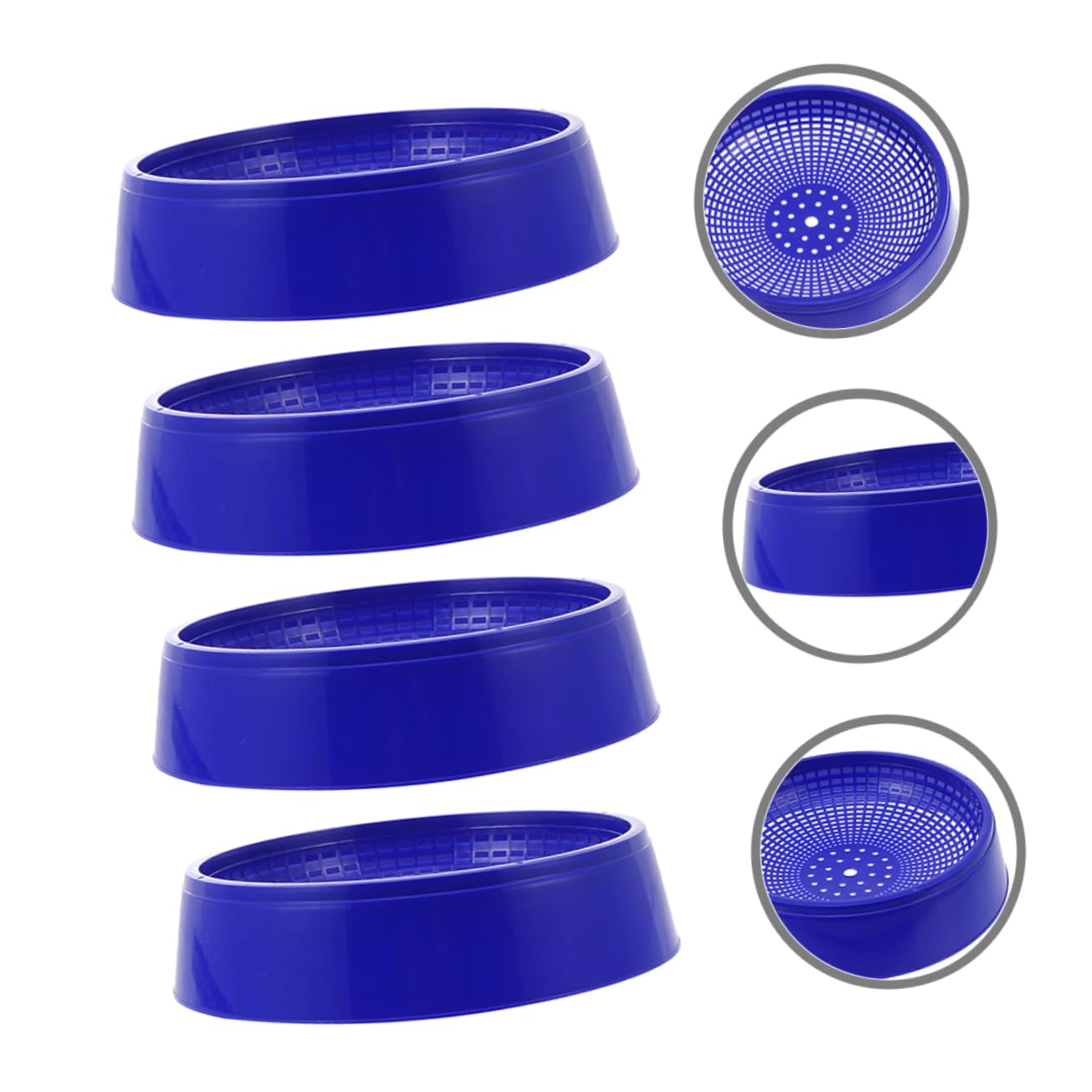 Hemobllo 8 Pezzi Ciotole per Allevamento Piccioni in Plastica Blu, Accessori per Nidi Uccelli, Promuove la Riproduzione Sana, per Allevamento di Piccoli Uccelli