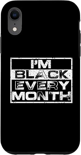 Funda para iPhone XR I Am Black History Month African American Pride Celebration