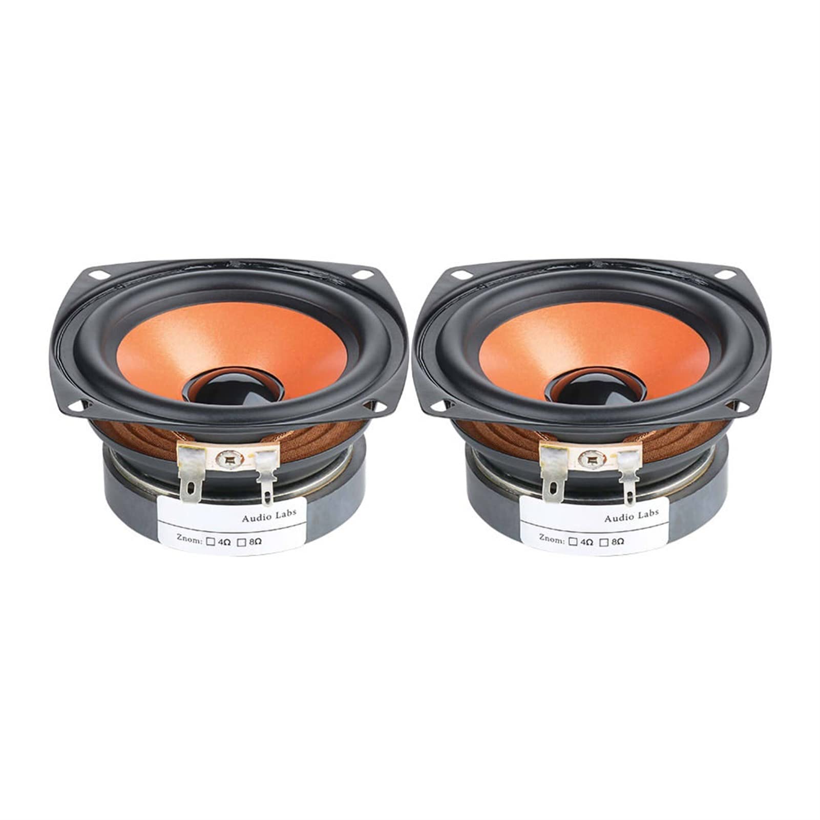 2 altavoces de 3.5 pulgadas, 4 ohmios, 20 W, columna de controlador, portátil, altavoz de sonido de fiebre, altavoz de bricolaje para cine en casa