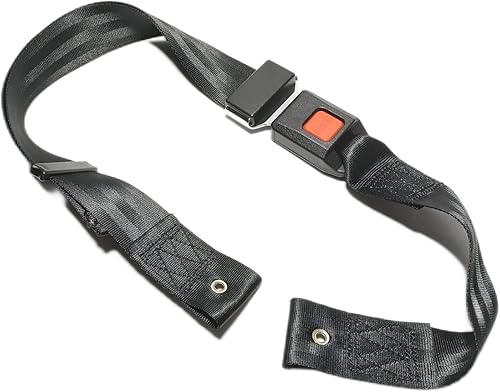 Cinturón de seguridad universal para silla de ruedas, cierre de estilo automático, 48 pulgadas, arnés de seguridad con correa de posicionamiento