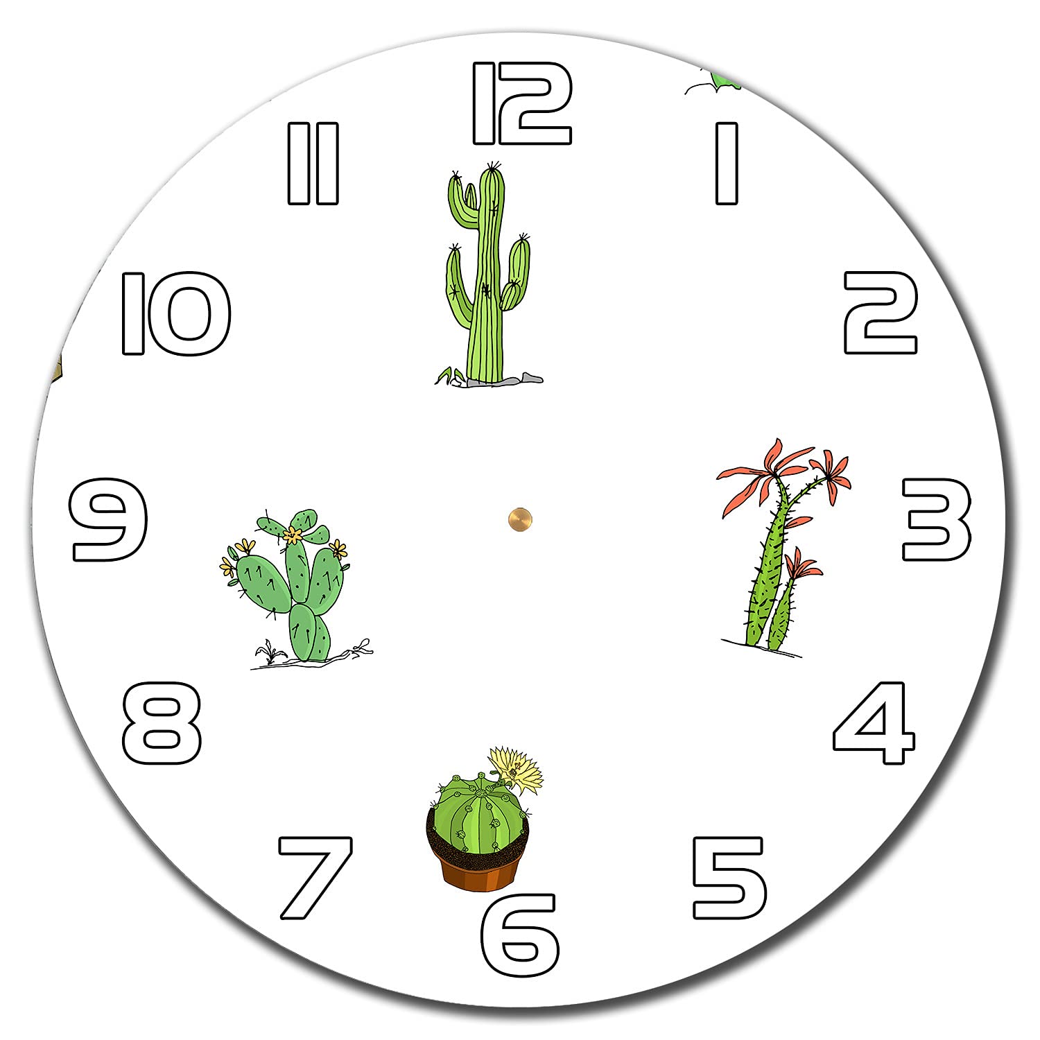 Horloge en verre sécurité Coloray à impression haute définition oiseaux 30 cm