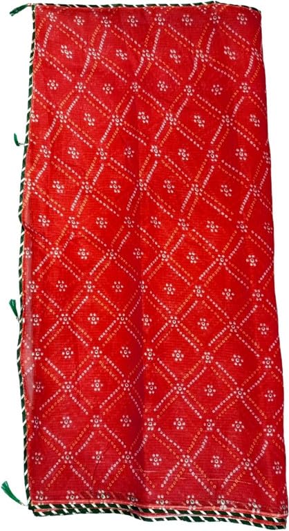 Image of Lado Rani Kota Doria Cotton Silk Flower Print sarees with blouse