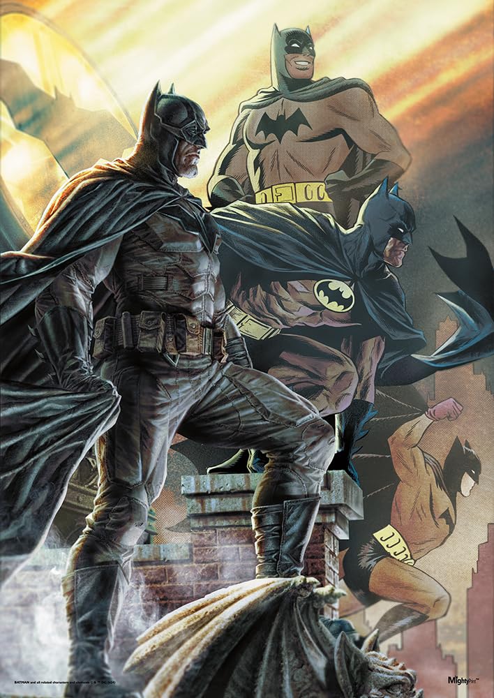 MIGHTYPRINT DC Comics – Batman Detective Comics #1050 Variant Cover Art Design by Lee Bermejo - Durable 17” x 24 Wall Art – NOT Made of Paper – Officially Licensed Collectible