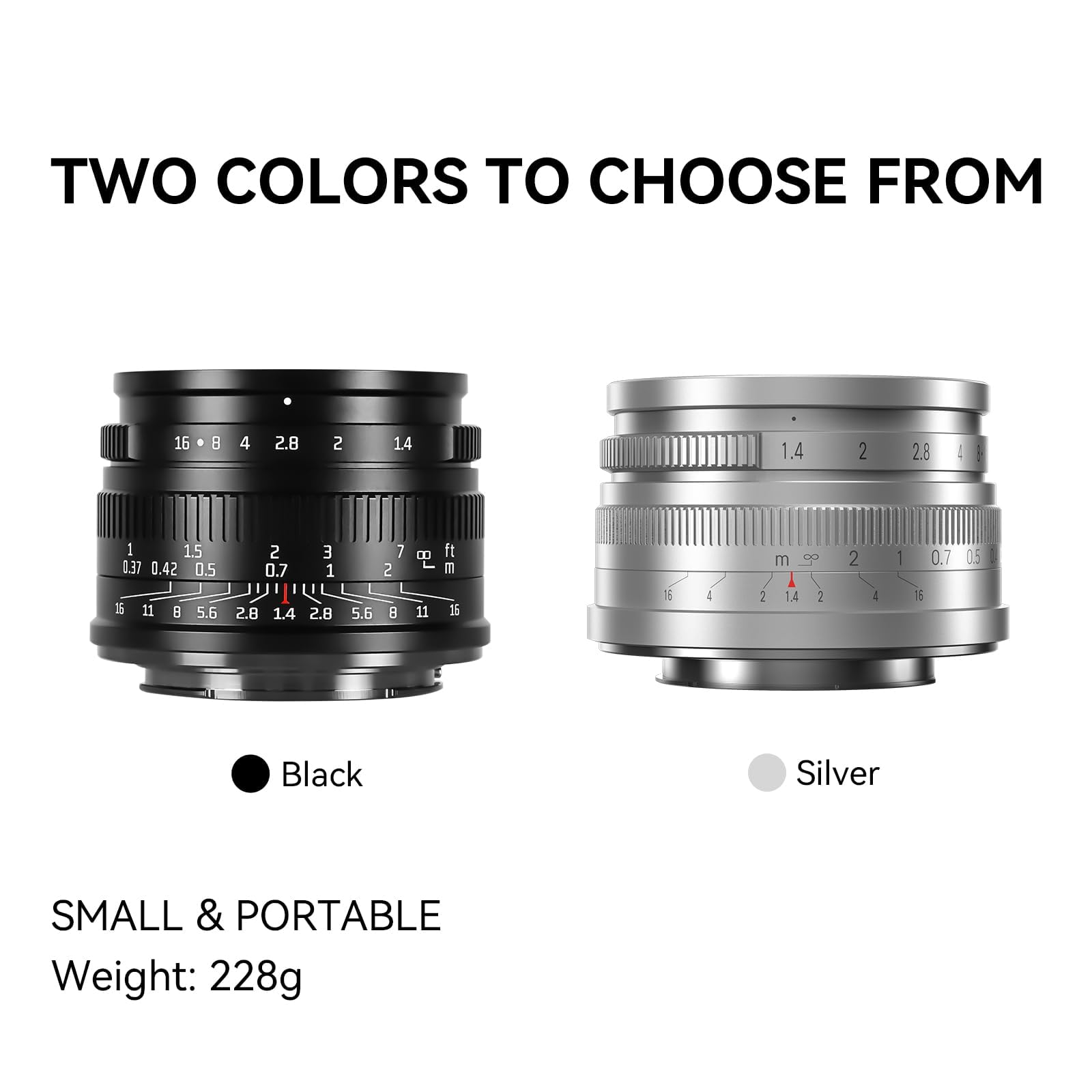 7artisans Lente Fija 35mm F1.4 Mark II APS-C Enfoque Manual Gran Apertura Compatible con cámaras sin Espejo Canon R Mount R RP R5 R6
