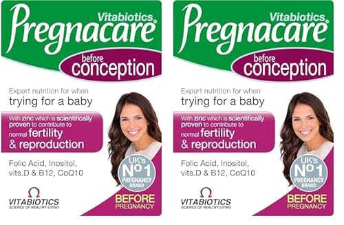 Pregnacare Fertility and Conception for Women, Support During Conception 2-Packs