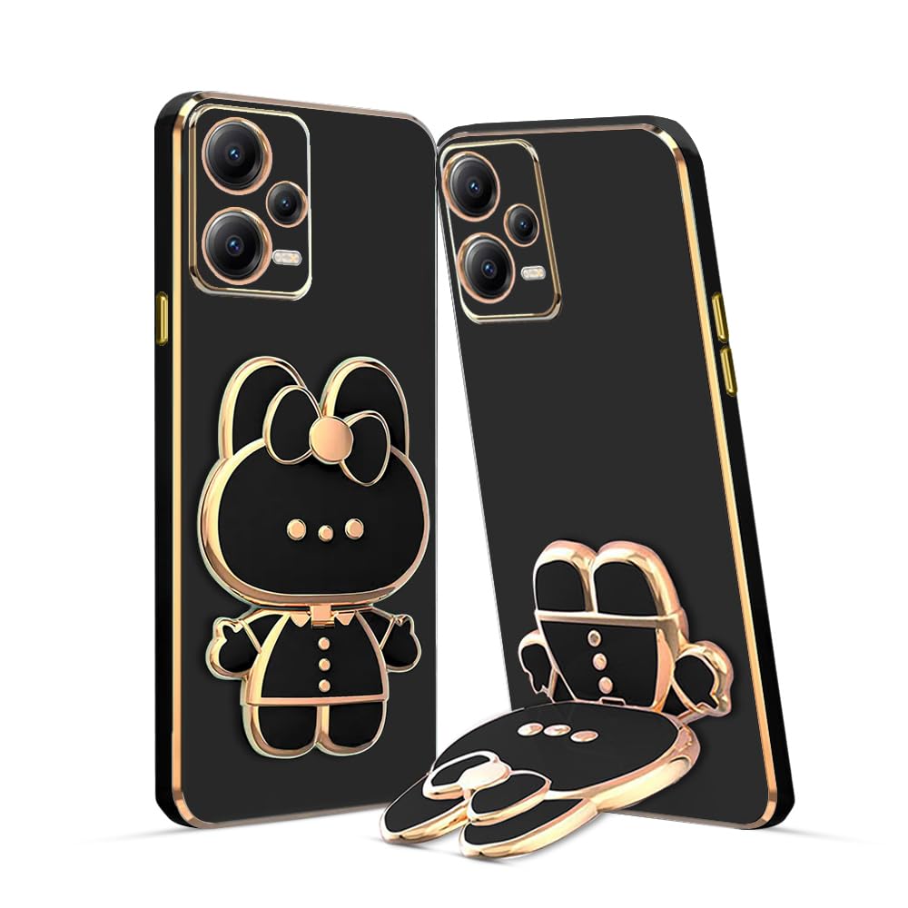 KARWAN®️ 3D Cat Back Case and Cover with Stand Compatible for Poco X5 5G|Stand and Mirror|Camera Protection|Electroplated|Folding Stand -Black (B0CCSGN8BM) Amazon Price History, Amazon Price Tracker