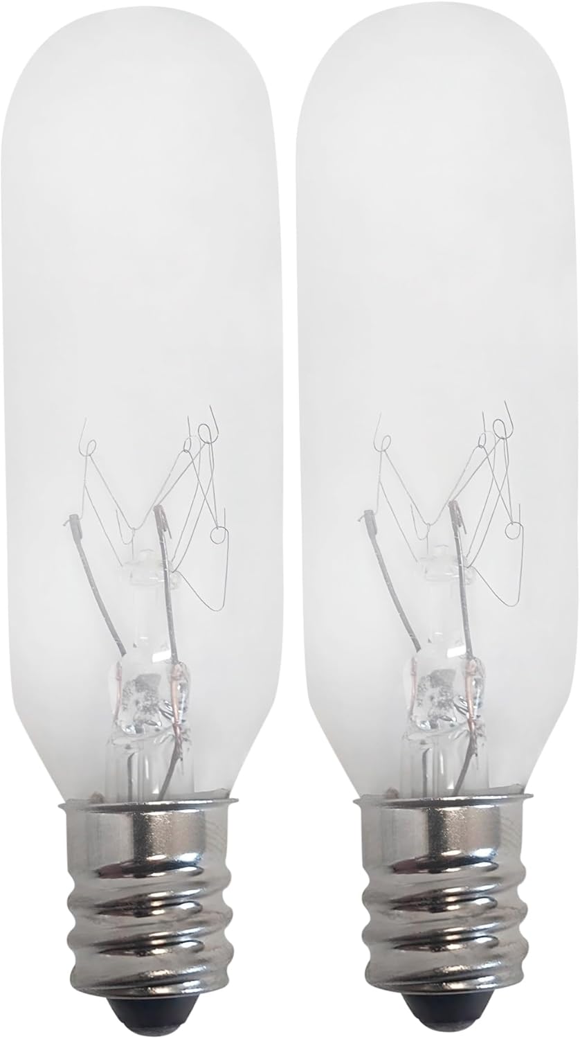 OCS Parts 7T6-130V-CS Light Bulbs | 4-Pack | 7W 130V T6 e12 Candelabra Base | Replacement Clear White Lamps