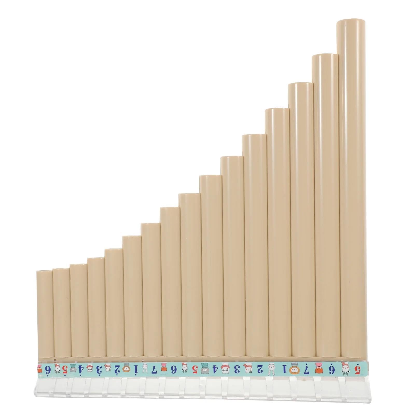 Professional Pan Flute Pan Flute 16 Pipes Panpipes Musical Instrument Portable Abs Resin Pan Flute