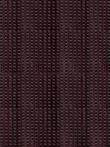 Image of Polyester Transparent Zig-Zag Net Sheer Curtains for Door Balcony Home Decoration, 10 feet Long, Brown, Set of 2