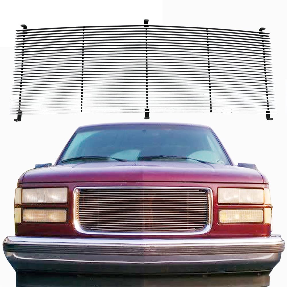 Chrome Billet Grille Insert For 1994-1999 GMC Sierra/Yukon/Suburban - 31 Bar Polish, 6061-T6 Aluminum