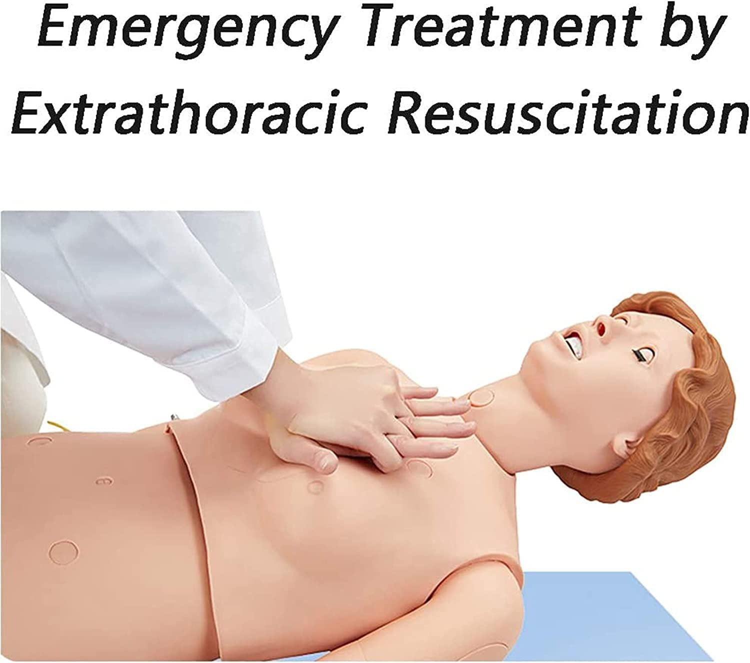 Hochwertige Krankenkompetenzen Training Manikin Patient Care Life Size 67 Zoll Ganzkörper Mannequin for Krankenpflege medizinische Ausbildung Unterricht medizinische Versorgung medizinische Versorgung