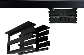 Desk Mount Kit for JDS Labs Atom 2 Amp & Dac (Double Stack) - Under Desk Mount Brackets with Reversible Clips - Secure Mounting Accessories