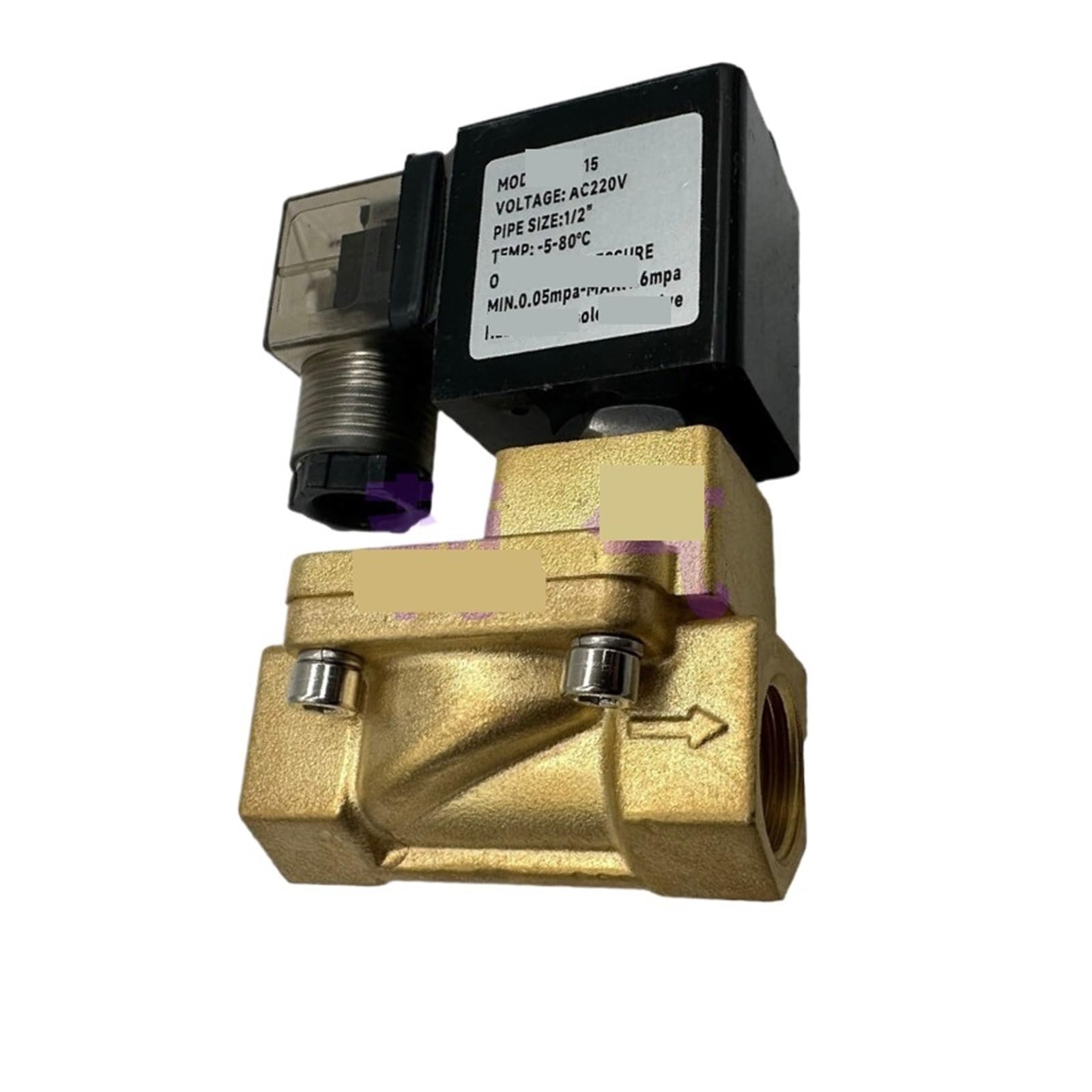 Électrovanne pneumatique SLP-15 AC220V pour automatisation de circuit d'air