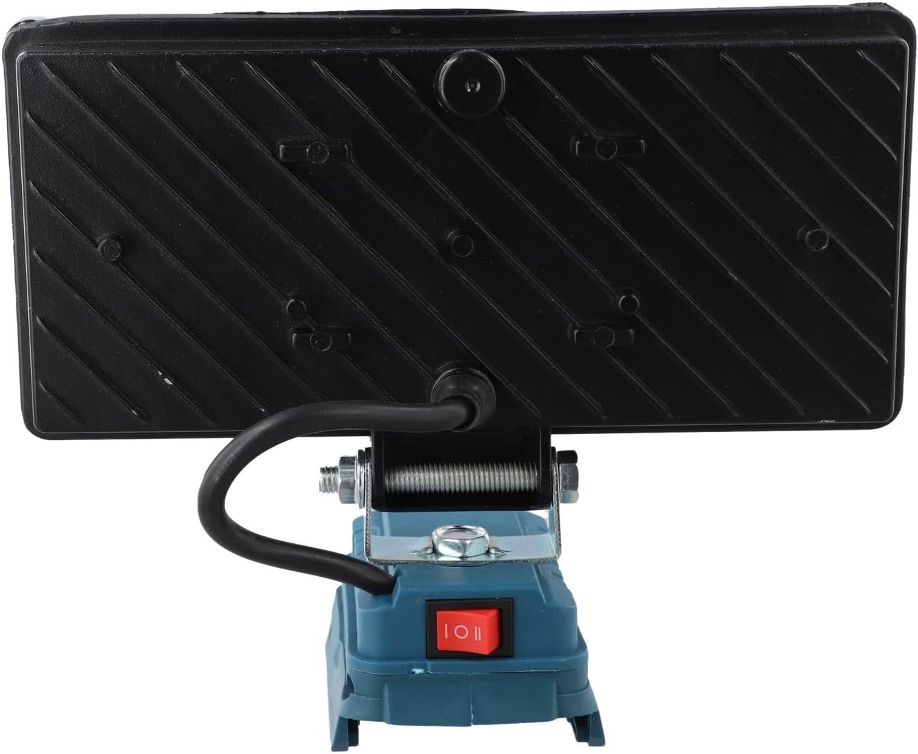 8-Inch LED Work Light with High/Low Beam Switch, Wireless Li-ion Batteries, 84-LED Portable Task Lamp Workshop, Field & Outdoor Use(A)