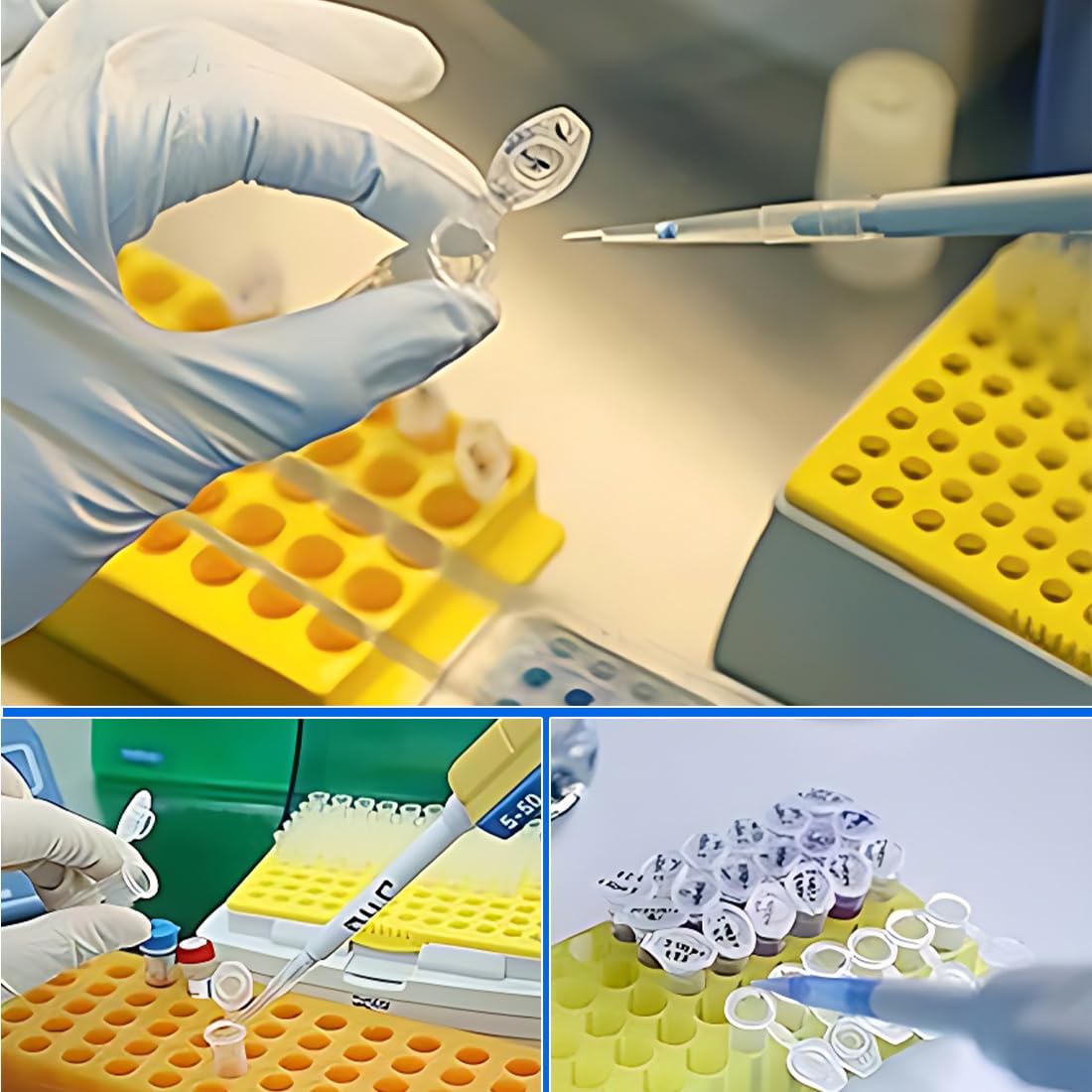 20 Pièces 5ml Tube à Centrifuger en Plastique Tube de Microcentrifugation,Tubes de Laboratoire Conteneurs D'échantillons Avec Snap Cap Pour l'analyse d'échantillons en Laboratoire