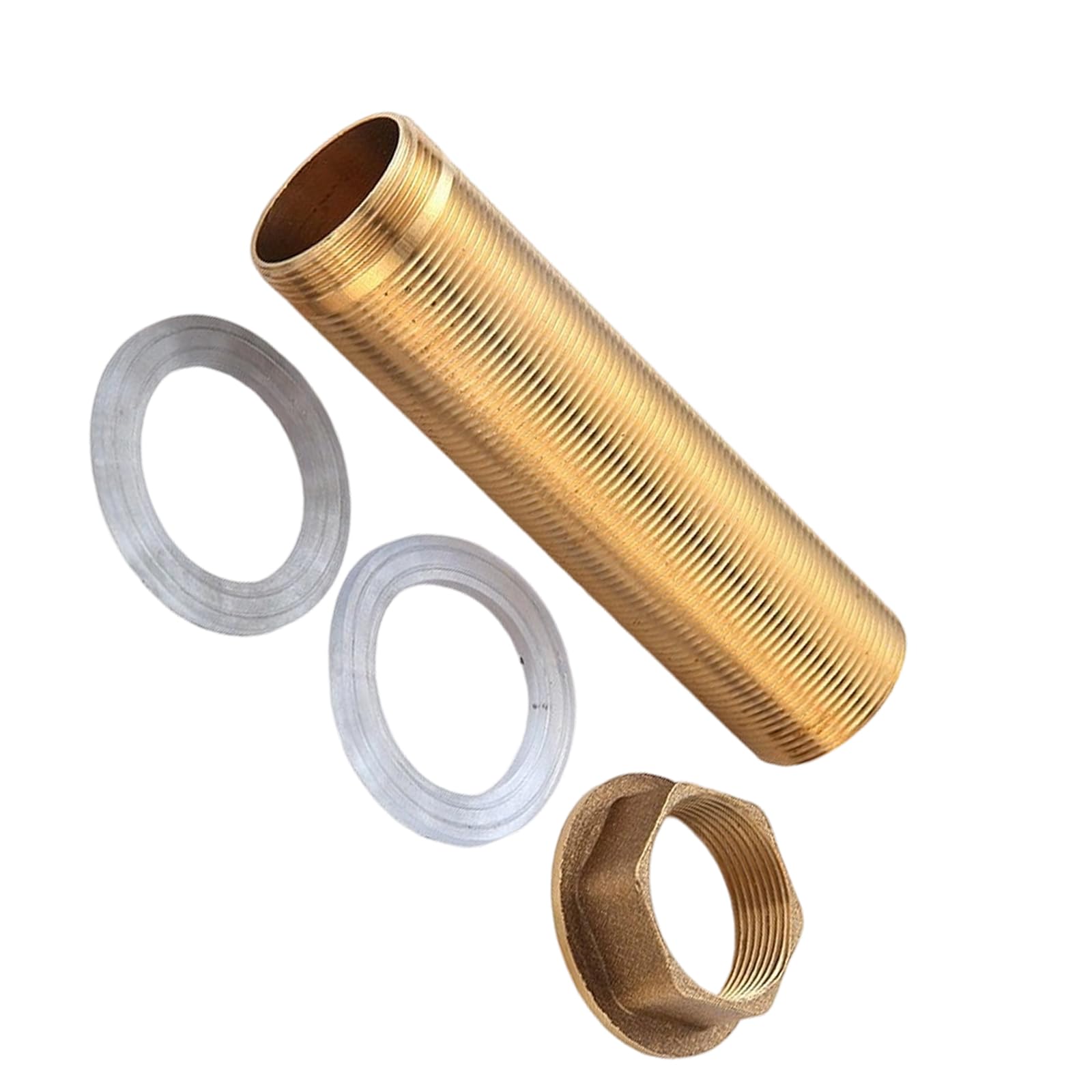 Buxuaaaa Copper 100Mm Set Strong Tap Stabilizer Nut Erosion Construction Prevents Leakage Simple Fit Not Loosening Nut Faucet Fixators