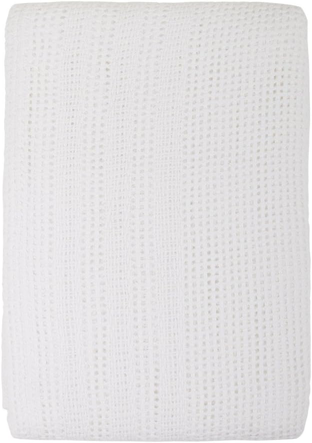 Junior Joy Cot Cotton Blanket (White)