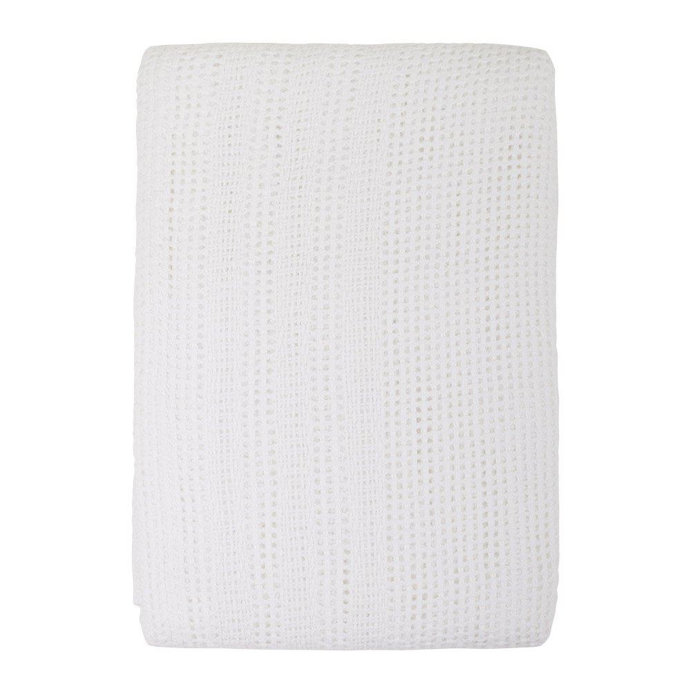Junior Joy Cot Cotton Blanket (White)