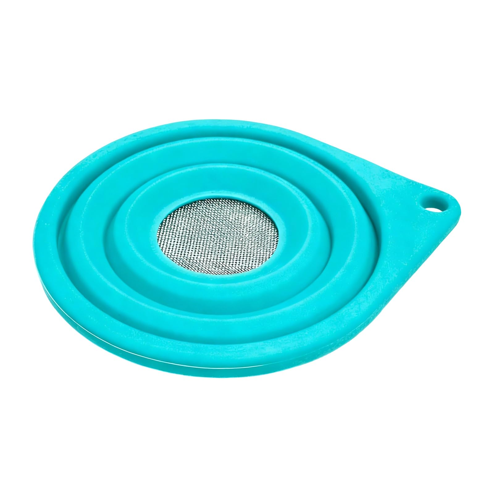 Nucelit Kitchen Strainer Heat-proof for Brewing Tea Filtering Food Portable Fold-Flat Silicone Funnel