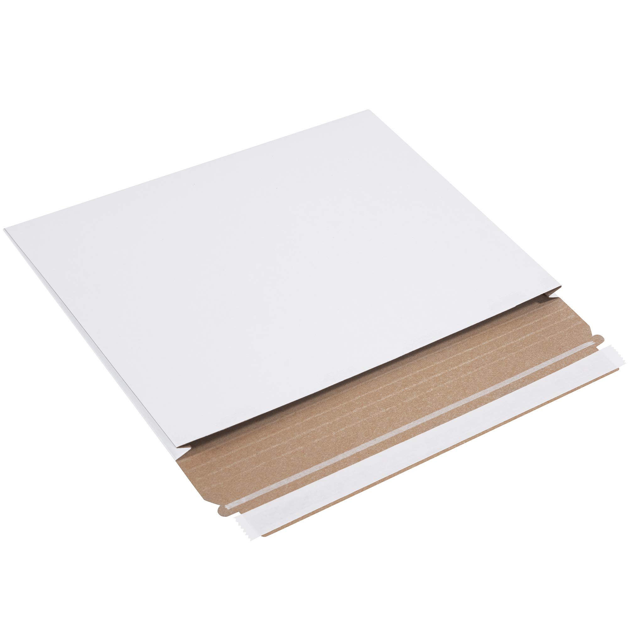 BOX USA BRM2G kartony wysyłkowe z zakładką boczną, 32,5 x 24,8 x 2,5 cm, białe, 100 sztuk