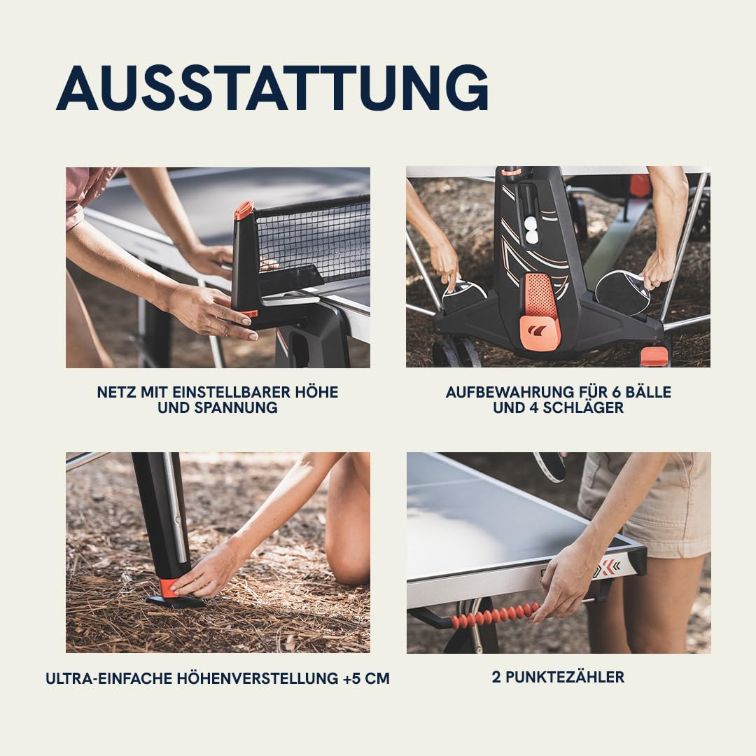 Cornilleau 500X Outdoor-Tischtennisplatte für den Außenbereich