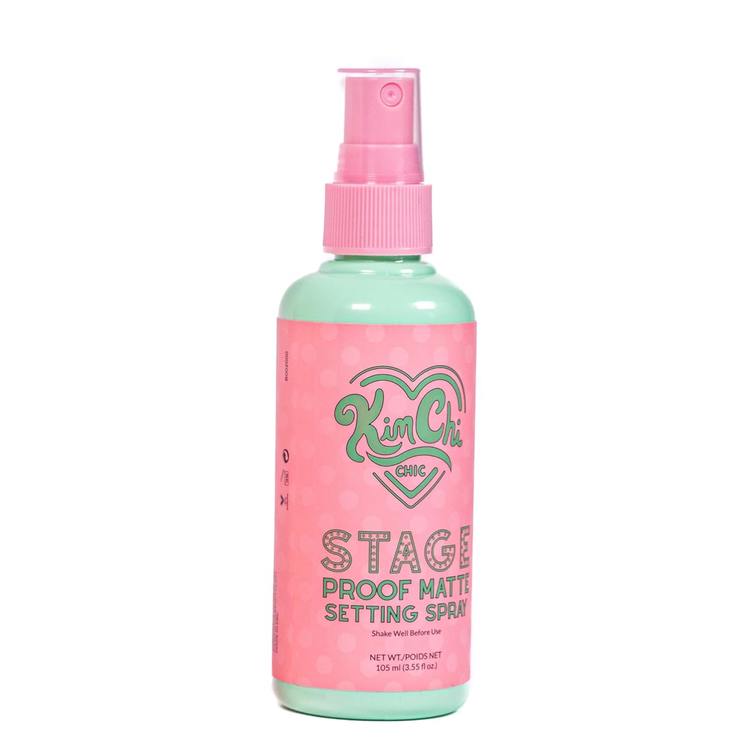 KimChiChic Beauty Stage Proof Matte Setting Spray, Makeup Finishing Mist and Fixative for All Skin Types, 3.55 fl oz