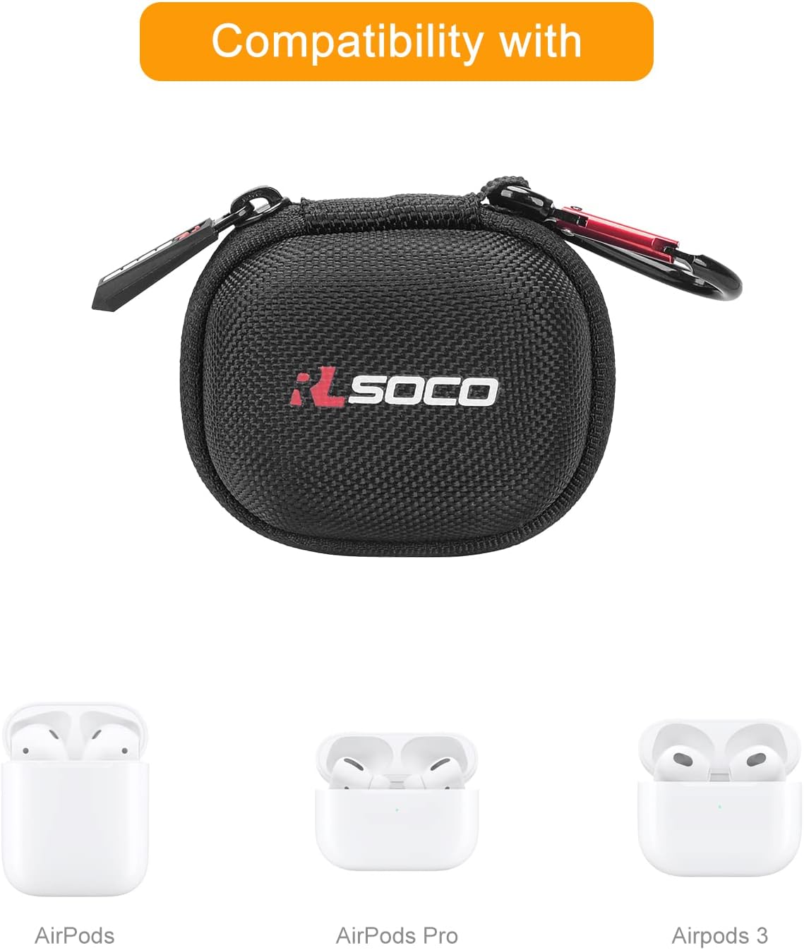 RLSOCO Hard Case for Apple Airpods Pro 2/Pro & Airpods 3/2/1 Wireless Earbuds (Case Only) - Image 5