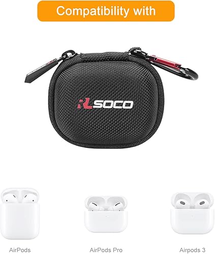 Miniatura 5 de RLSOCO Funda rígida para auriculares inalámbricos Apple Airpods 4/3/2/1 y Airpods Pro 3/2/1 (solo funda)