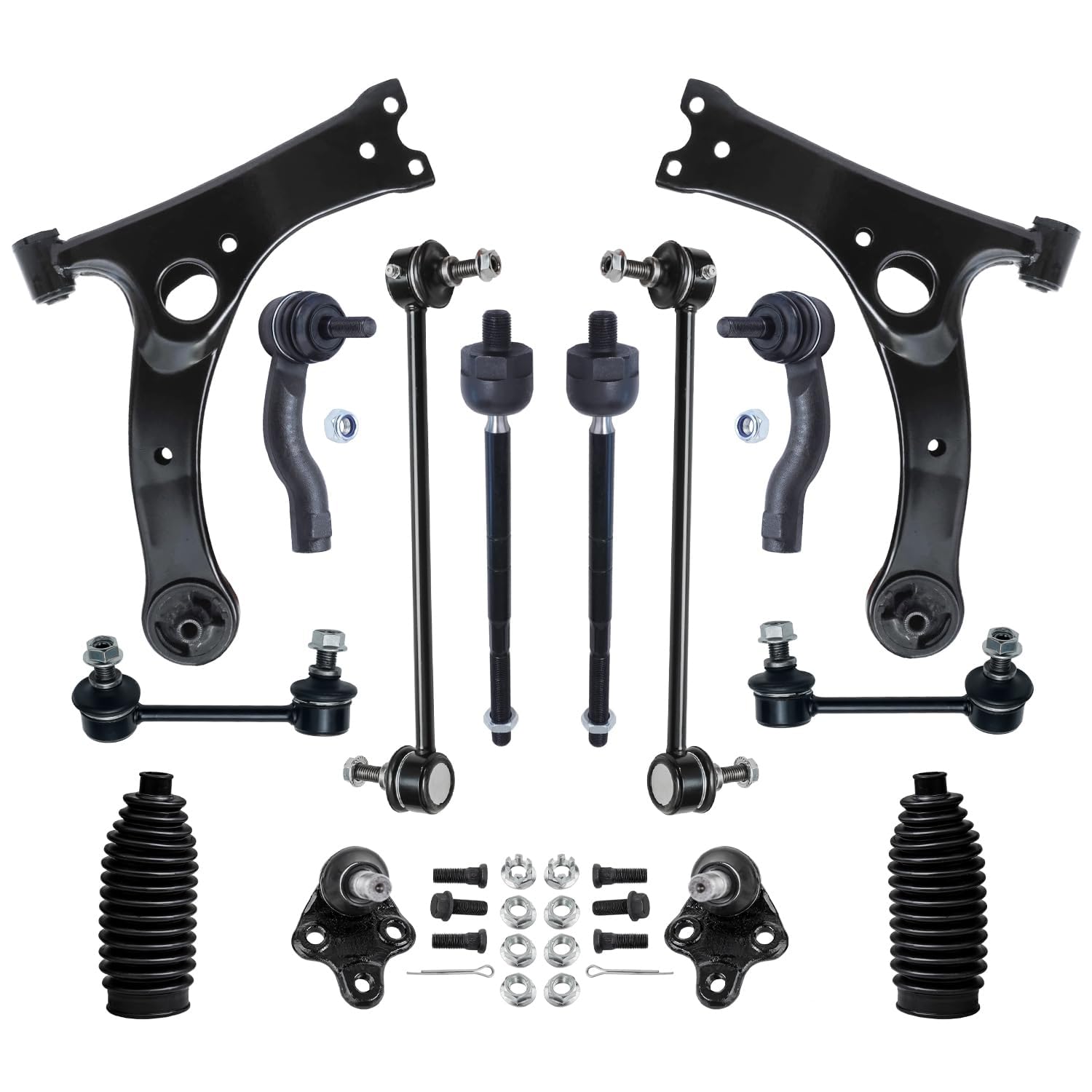 Detroit Axle - Front End 14pc Suspension Kit for 2001-2005 Toyota Rav4