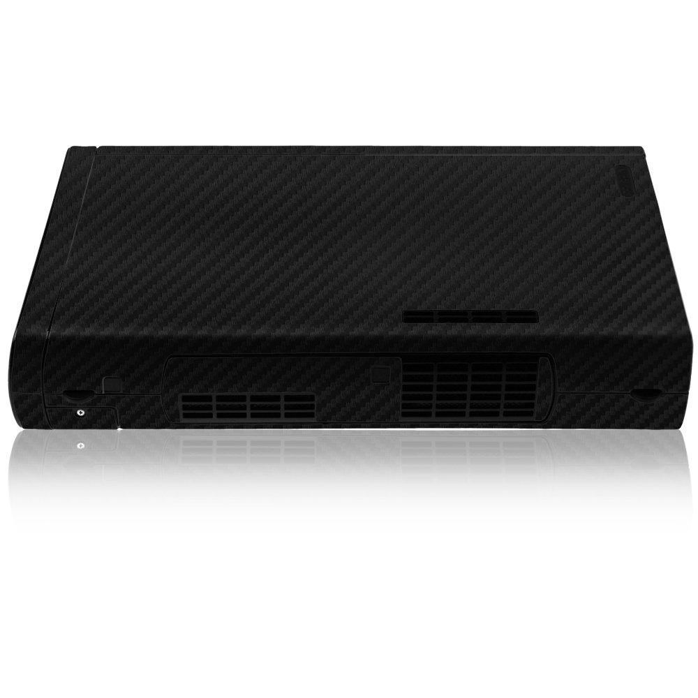 Skinomi Black Carbon Fiber Full Body Skin Compatible with Nintendo Wii-U (Console and GamePad)(Full Coverage) TechSkin with Anti-Bubble Clear Film Screen Protector