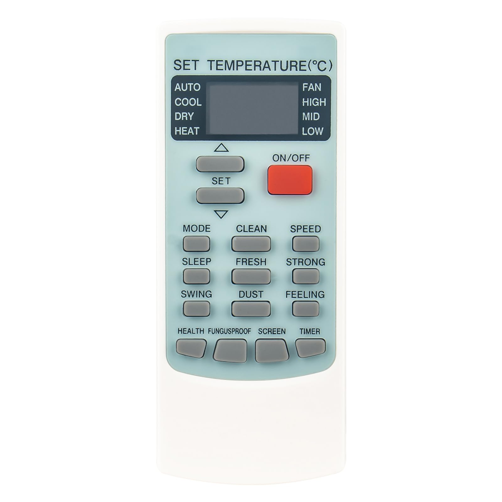 Télécommande YKR-H002 compatible climatiseur AUX commande de remplacement AC
