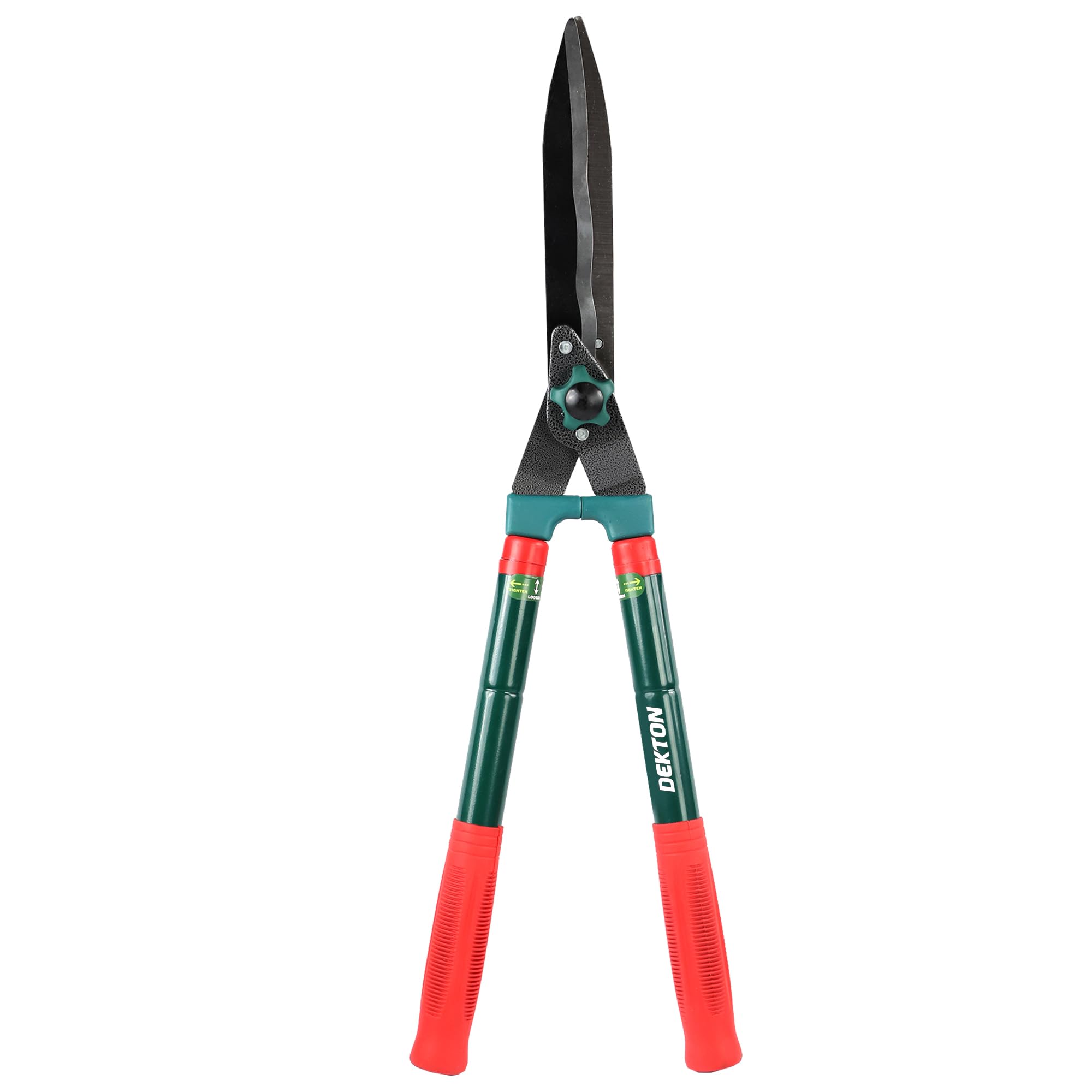 Dekton Telescopic Hedge Shears – Adjustable Length Garden Trimming Tool With Sharp Blades | Ergonomic Design For Easy Use | Ideal For Shaping Hedges And Bushes | Lightweight And Durable