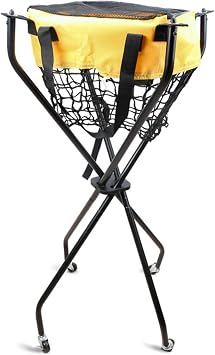 Pickleball Cart Heavy Duty Pickleball Ball Cart Smooth Rolling Portable Ball Carrier for Coaches, Trainers